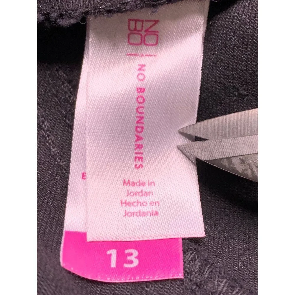 No boundaries black jeans jegging size 13 Jr 1937 High Rise Stetch Skinny - Picture 8 of 10